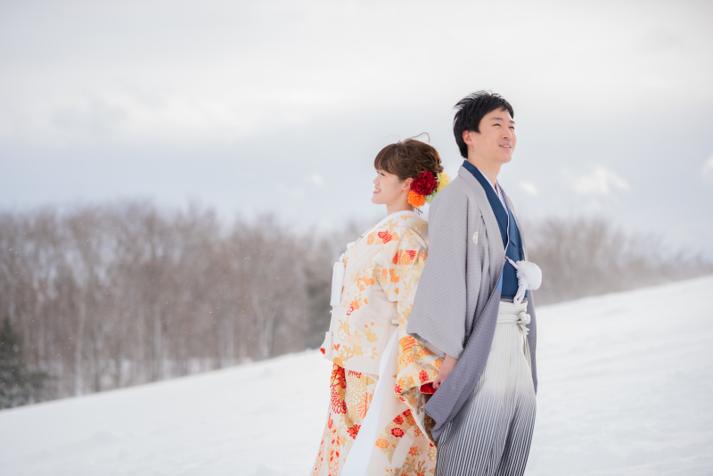 札幌モエレ沼公園、雪のロケーションフォト