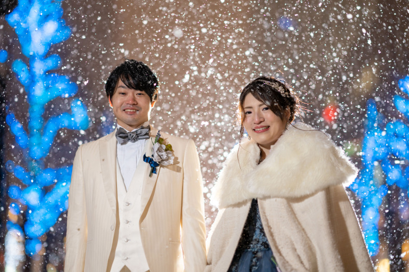 雪の中島公園とモエレ沼公園、赤レンガテラス衣裳3点こんな感じ その2