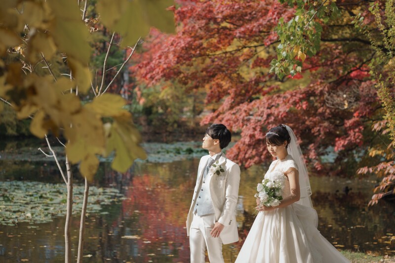 光のチャペルと中島公紅葉のころ