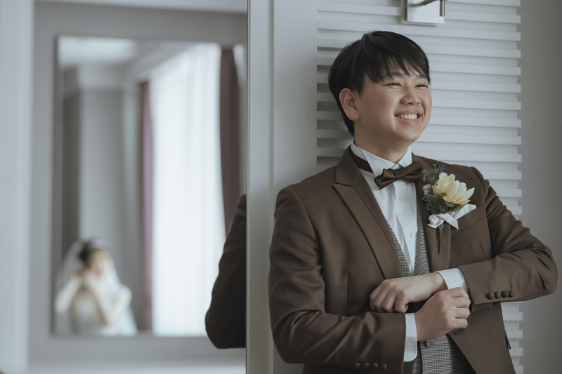 撮影前も、大切なストーリーに