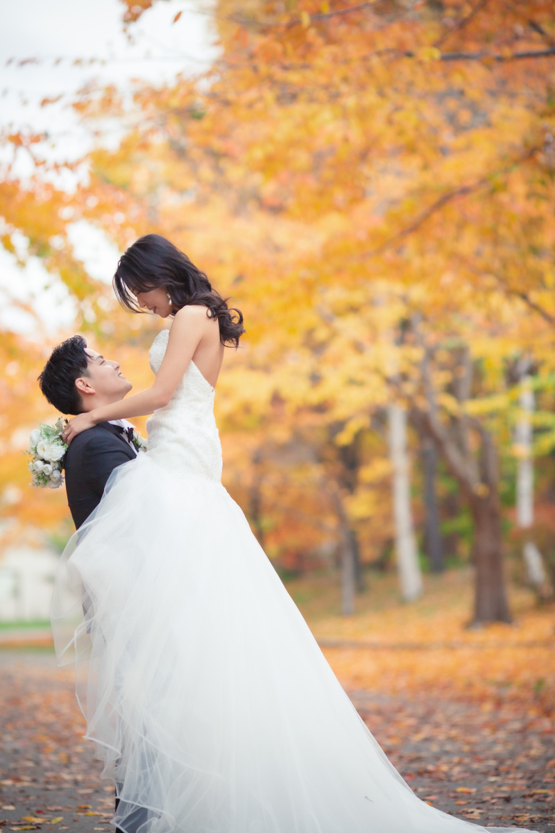 まだ間に合う紅葉結婚写真