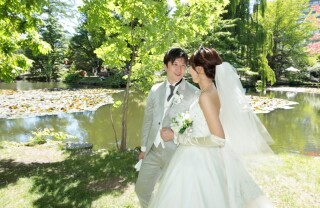 春まち札幌前田森林公園とチャペル緑が芽吹く頃のフォトウェデイング