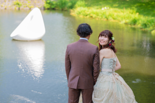 夏、碧まぶしい芸術の森でロケーションフォト その３