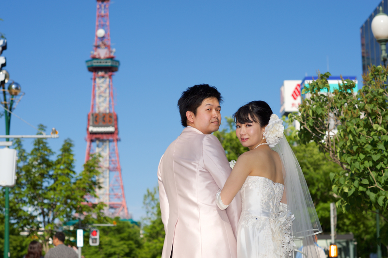 青森からお2人コンセプトは「札幌でお花のように咲く」お客様の声