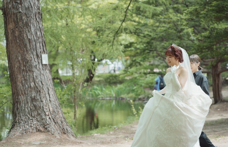 衣裳4点2日目、ファーストミートでチャペル、カラードレスでモエレみんなで楽しむ３