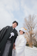 真っ白い雪とチャペル!これよきです