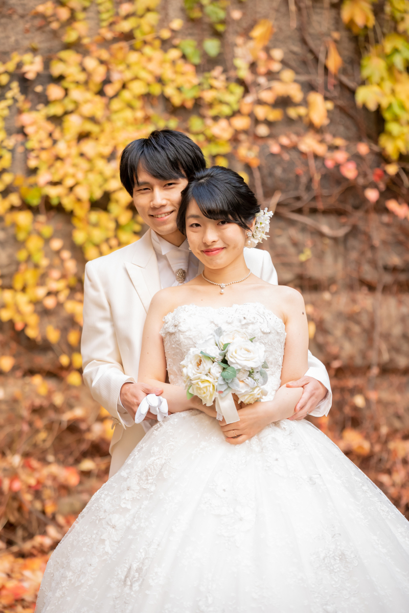 まだ間に合う紅葉結婚写真