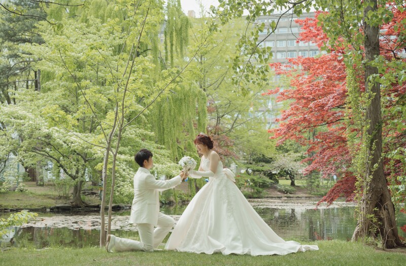 衣裳4点2日目、ファーストミートでチャペル、カラードレスでモエレみんなで楽しむ３