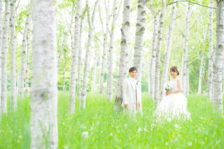 緑が芽吹く頃の前田森林公園＆チャペル