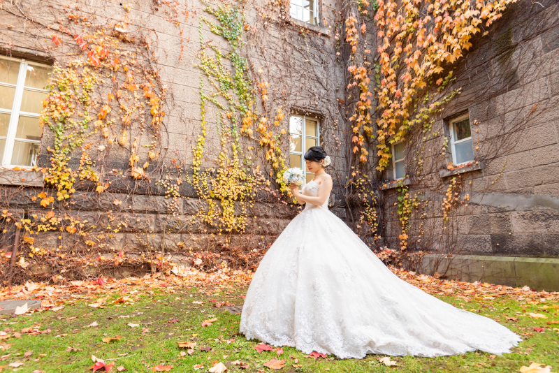 まだ間に合う紅葉結婚写真