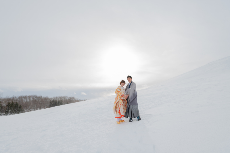札幌モエレ沼公園、雪のロケーションフォト