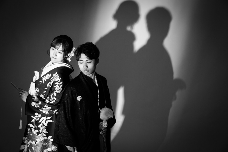 和装もスタジオでかっこよく撮影！