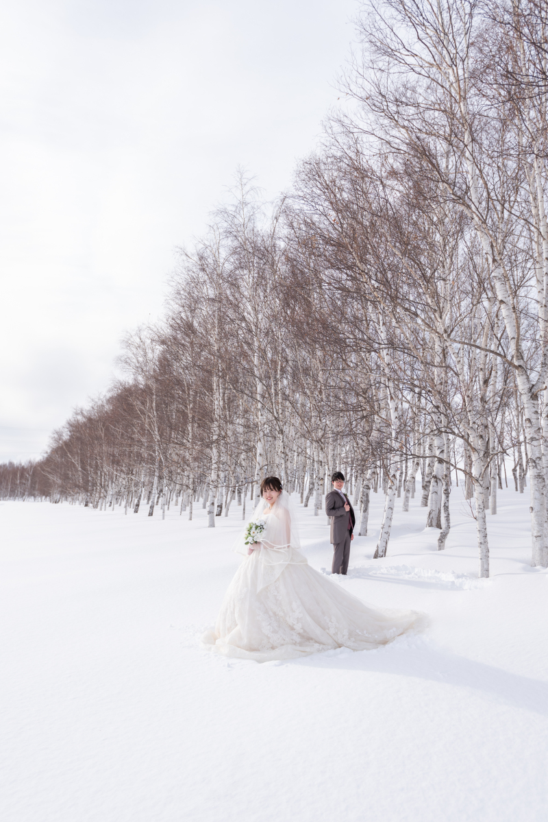 札幌モエレ沼公園、雪のロケーションフォト