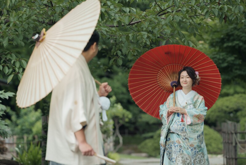 夏の和装とドレス中島公園とモエレ沼の紹介