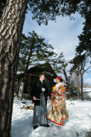 雪の北海道を満喫する！白い大地＆洋館や日本家屋ロケーションフォトその２
