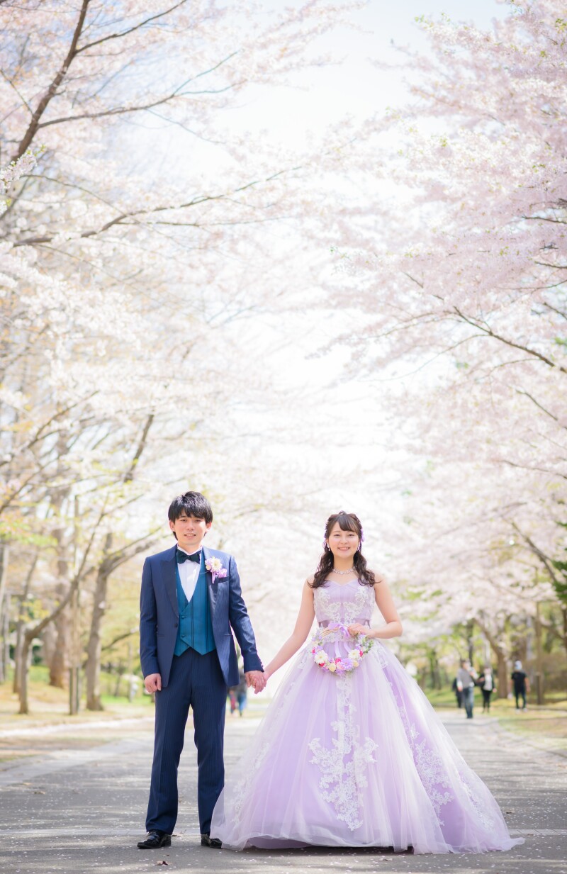 春まち桜フォト和装と洋装そしてゲストハウスで
