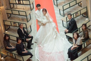 衣裳4点2日目、ファーストミートでチャペル、カラードレスでモエレみんなで楽しむ