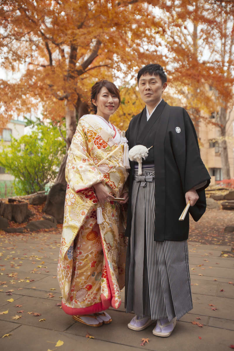 まだ間に合う紅葉結婚写真