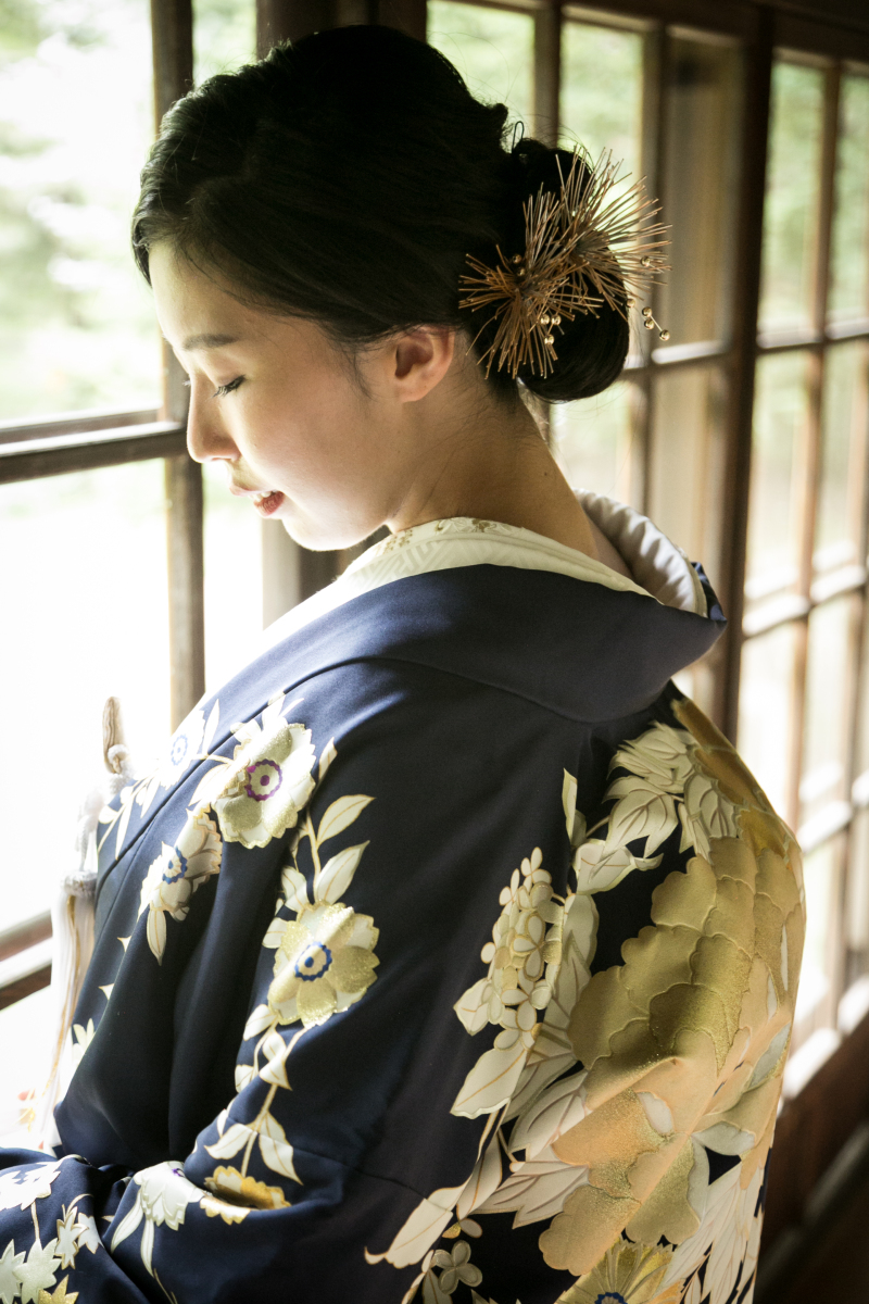 夏、前田森林公園、永山邸、そして小樽、2日間に分け 和装で永山邸 2