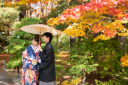 まだ間に合う！和装で紅葉撮影①