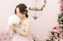 ふんわり花嫁のヘアチェンジ♡ときめき満点の2スタイルをご紹介♪