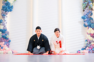coralで叶うお2人だけの和装ウェディング♡
