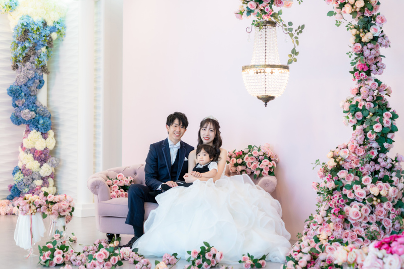 お子様と一緒に♡ウェディングフォト