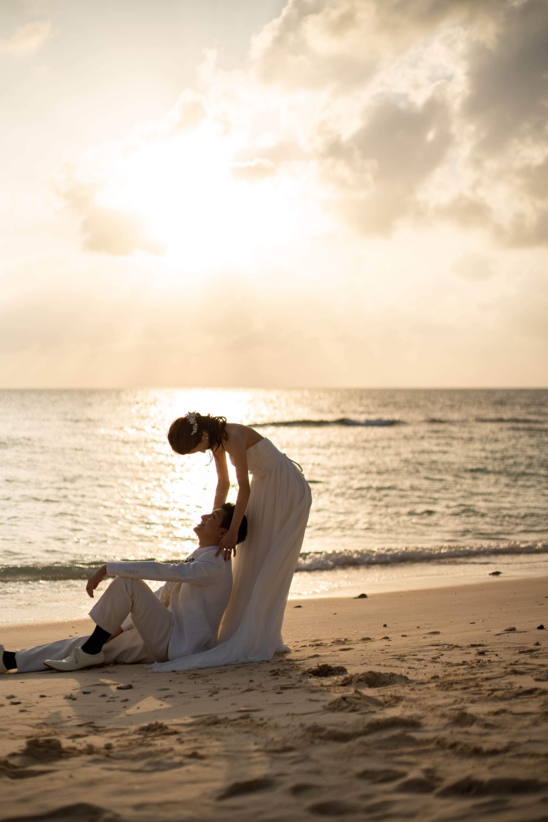沖縄ならではの美しいサンセット。ふたりで見た景色が一生の思い出になる感動の体験を