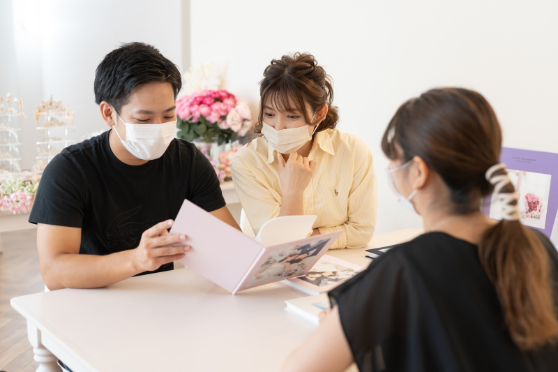無料の来店相談&ドレス試着も受付中♡