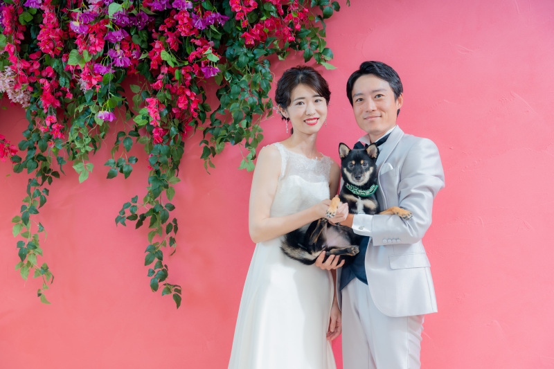 大切な愛犬&愛猫と叶える!沖縄フォトウェディング☆お客様のお写真をご紹介します