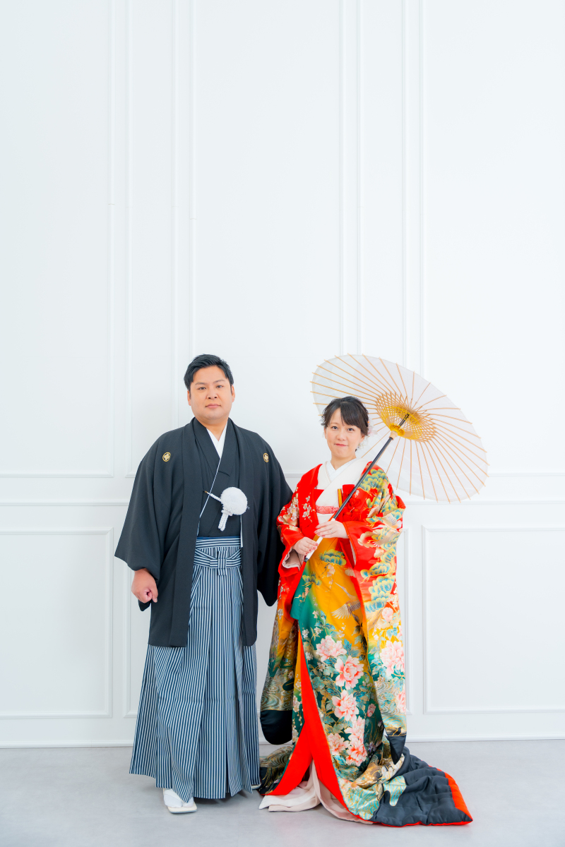 和装で華やかに☆