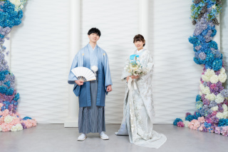 色打掛や白無垢で残す♡和装1着スタジオ撮影50データ付き安心プラン♪