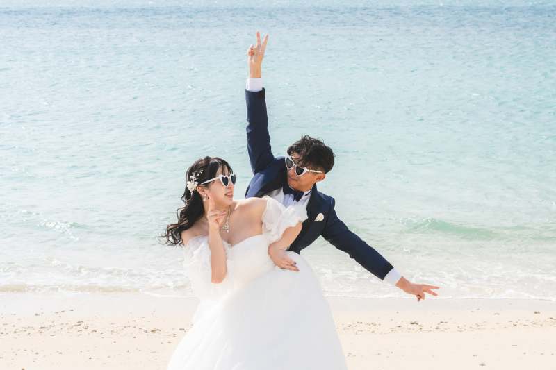 12月撮影♩沖縄の海と緑に包まれたロケーションフォト！このシーズンならでの魅力も