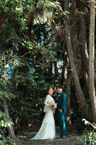 自然に囲まれて