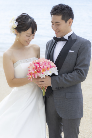  南国らしいWeddingPhoto♩