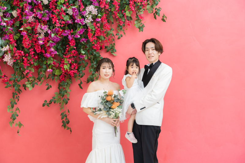 Familyビーチウェディング♡お子さまも衣装あり！