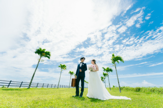 南国らしいウェディングフォト