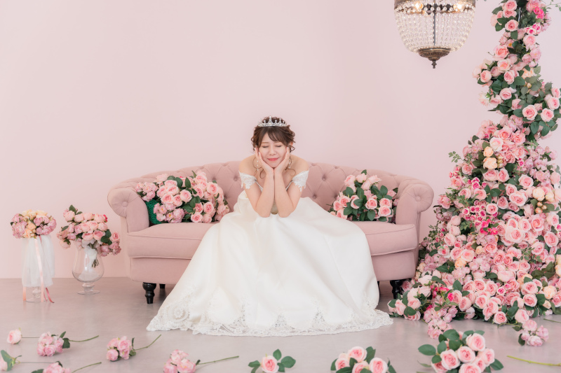 ふわふわシニヨンでスタジオ3シーン♡