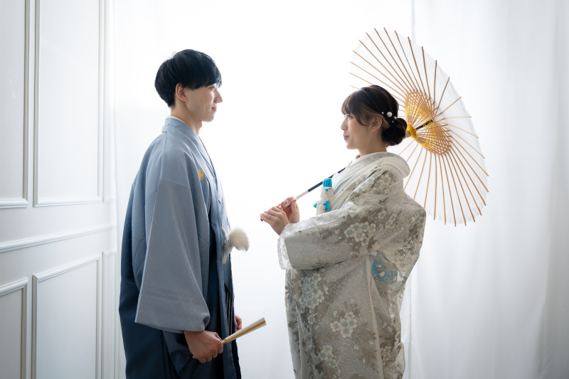 色打掛や白無垢で残す♡和装1着スタジオ撮影50データ付き安心プラン♪