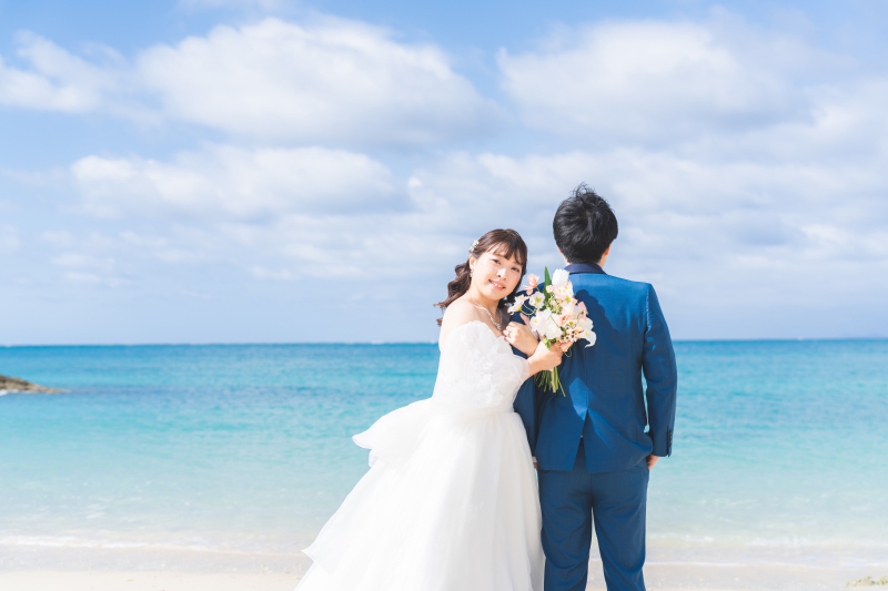 冬の沖縄ビーチウェディングフォトについて