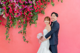 ふわふわドレス×シンプルシニヨン♥