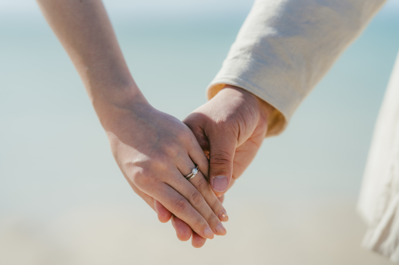 海の潮風を感じて