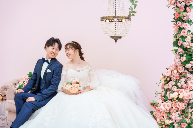 かわいさ全開♡スタジオで世界観チェンジ♡ドレス&times;スタジオシーンの組み合わせ自由！