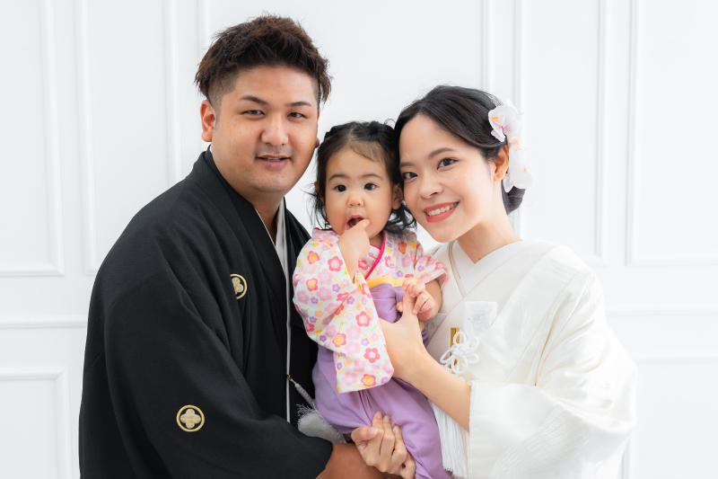 和装プランでファミリーフォト!島内&島外のお客ささまどちらもご希望増えています♩