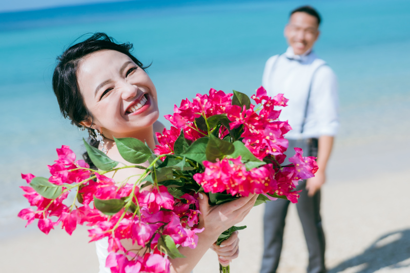 南国らしいWeddingPhoto♩