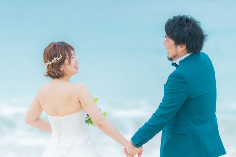 美ら海で楽しくビーチフォト撮影