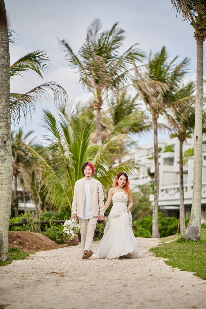 結婚式を挙げない方にも♪チャペル+ビーチプラン