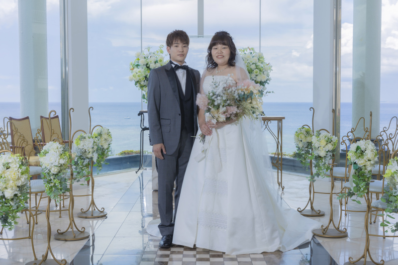 ふたりだけの挙式の時間♡