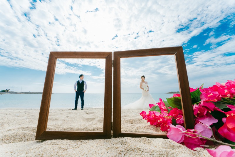 思い出を閉じ込めちゃった！フレームを使った個性的なショット