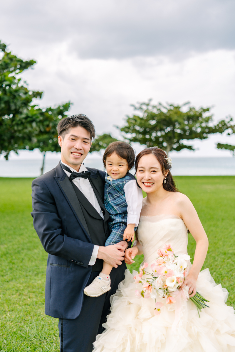 お子様と一緒のフォトウェディングも安心して楽しめる、「子守アテンド付きプラン」!